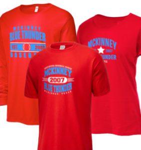 McKinney Blue Thunder Continental Baseball League Merchandise