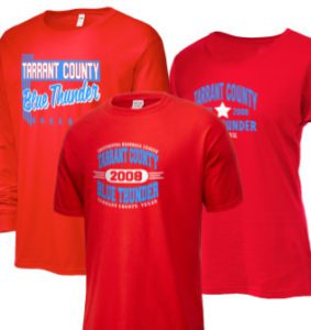 Tarrant County Blue Thunder CBL Merchandise