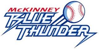 McKinney Blue Thunder 2008 Continental Baseball League logo