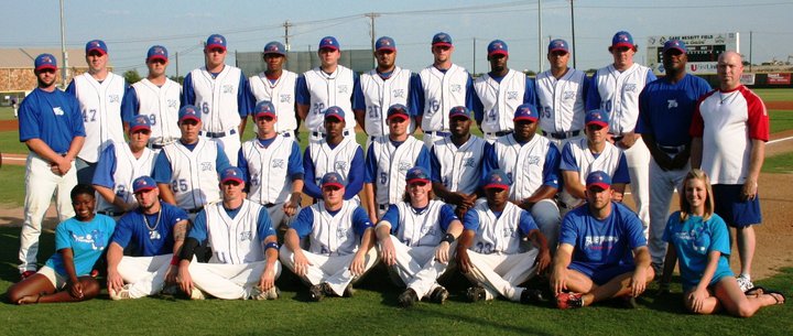 2008 McKinney Blue Thunder Continental Baseball League Team Photo