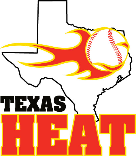 2007 Continental Baseball League Texas Heat Logo Independent Pro Baseball